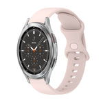 Cinturino in silicone tinta unita con fibbia a farfalla da 20 mm, For Samsung Galaxy Watch4 44mm, For Samsung Galaxy Watch4 Classic 46mm