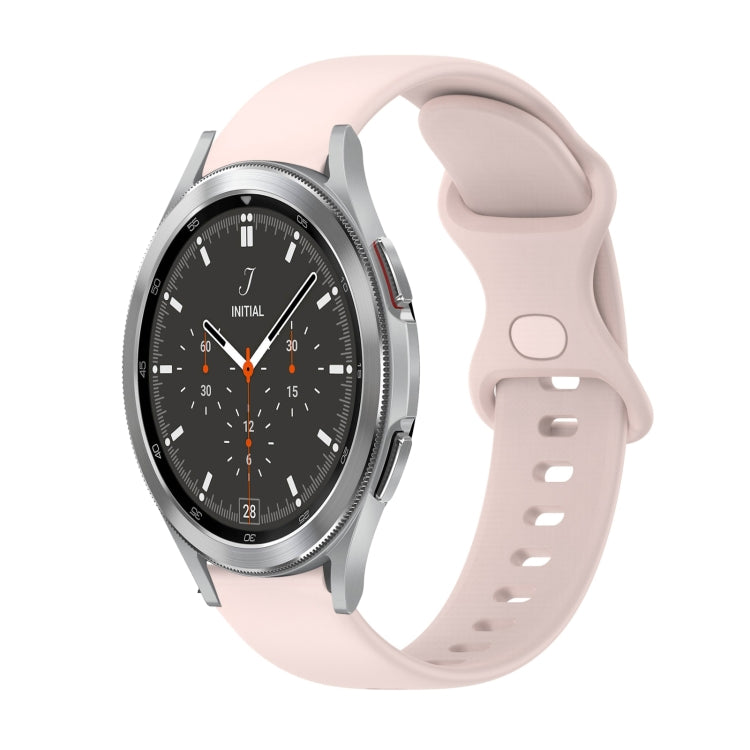 Cinturino in silicone tinta unita con fibbia a farfalla da 20 mm, For Samsung Galaxy Watch4 44mm, For Samsung Galaxy Watch4 Classic 46mm