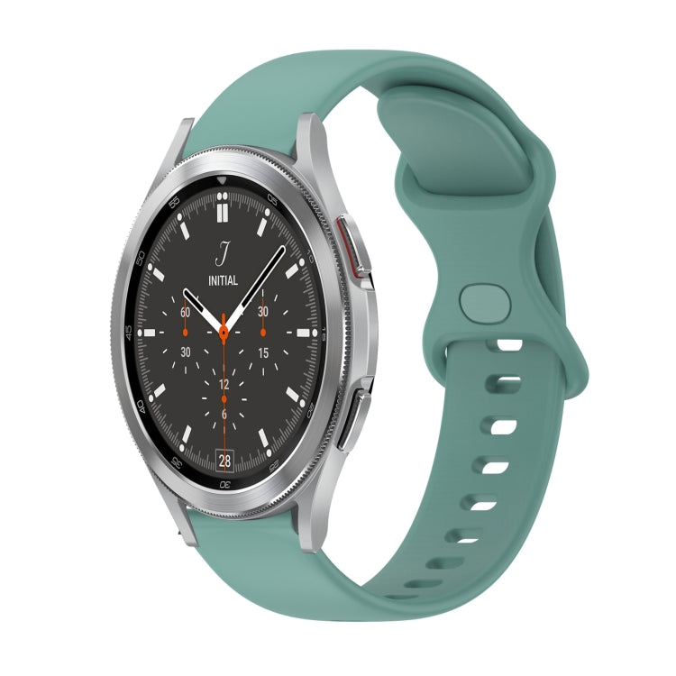 Cinturino in silicone tinta unita con fibbia a farfalla da 20 mm, For Samsung Galaxy Watch4 44mm, For Samsung Galaxy Watch4 Classic 46mm