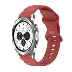 Cinturino in silicone tinta unita con fibbia a farfalla da 20 mm, For Samsung Galaxy Watch4 Classic 42mm, For Samsung Galaxy Watch Active 2