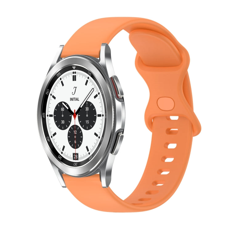 Cinturino in silicone tinta unita con fibbia a farfalla da 20 mm, For Samsung Galaxy Watch4 Classic 42mm, For Samsung Galaxy Watch Active 2