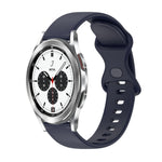 Cinturino in silicone tinta unita con fibbia a farfalla da 20 mm, For Samsung Galaxy Watch4 Classic 42mm, For Samsung Galaxy Watch Active 2
