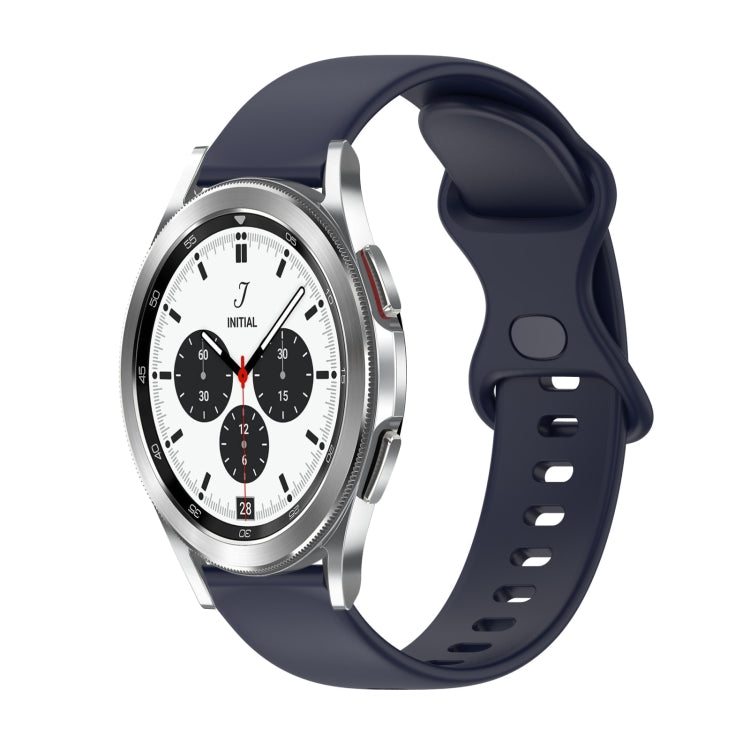 Cinturino in silicone tinta unita con fibbia a farfalla da 20 mm, For Samsung Galaxy Watch4 Classic 42mm, For Samsung Galaxy Watch Active 2