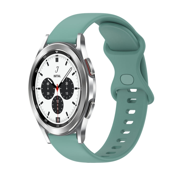 Cinturino in silicone tinta unita con fibbia a farfalla da 20 mm, For Samsung Galaxy Watch4 Classic 42mm, For Samsung Galaxy Watch Active 2