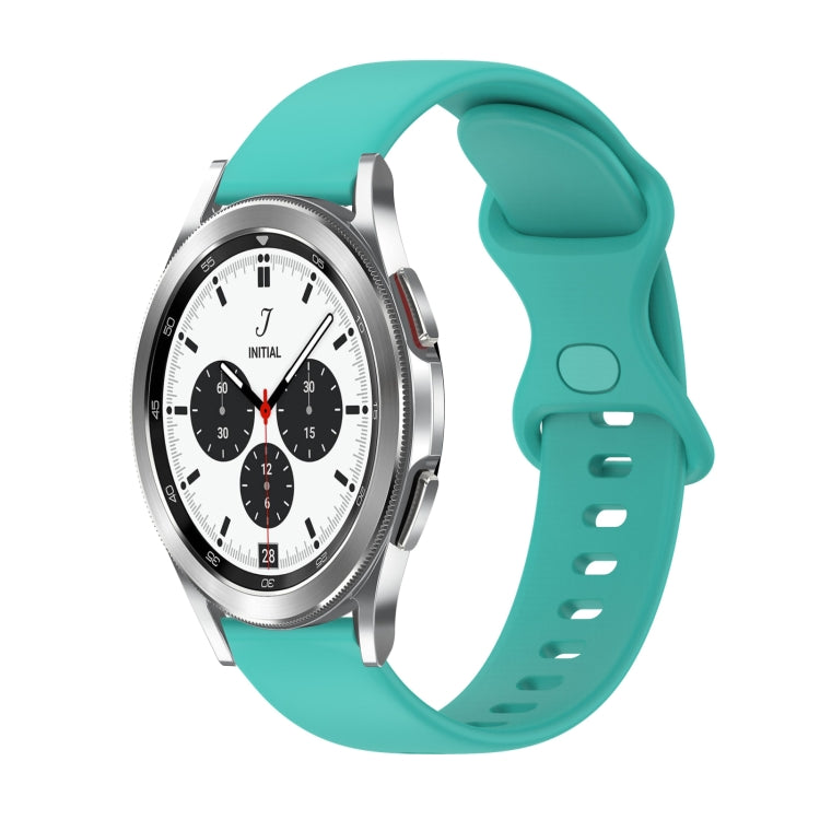 Cinturino in silicone tinta unita con fibbia a farfalla da 20 mm, For Samsung Galaxy Watch4 Classic 42mm, For Samsung Galaxy Watch Active 2