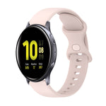 Cinturino in silicone tinta unita con fibbia a farfalla da 20 mm, For Samsung Galaxy Watch4 Classic 42mm, For Samsung Galaxy Watch Active 2