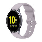 Cinturino in silicone tinta unita con fibbia a farfalla da 20 mm, For Samsung Galaxy Watch4 Classic 42mm, For Samsung Galaxy Watch Active 2