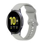 Cinturino in silicone tinta unita con fibbia a farfalla da 20 mm, For Samsung Galaxy Watch4 Classic 42mm, For Samsung Galaxy Watch Active 2