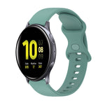 Cinturino in silicone tinta unita con fibbia a farfalla da 20 mm, For Samsung Galaxy Watch4 Classic 42mm, For Samsung Galaxy Watch Active 2