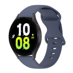 Cinturino in silicone tinta unita con fibbia a farfalla da 20 mm, For Samsung Galaxy Watch 5 40mm, For Samsung Galaxy Watch 5 44mm