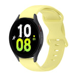 Cinturino in silicone tinta unita con fibbia a farfalla da 20 mm, For Samsung Galaxy Watch 5 40mm, For Samsung Galaxy Watch 5 44mm