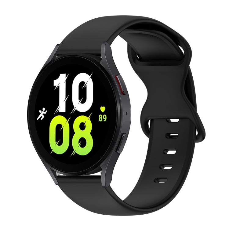 Cinturino in silicone tinta unita con fibbia a farfalla da 20 mm, For Samsung Galaxy Watch 5 40mm, For Samsung Galaxy Watch 5 44mm