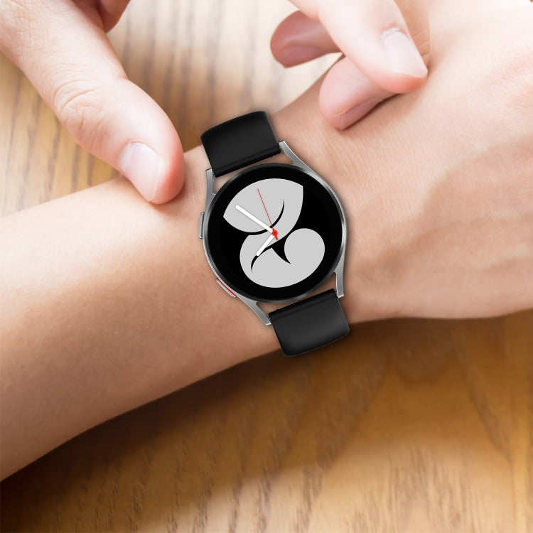 Cinturino in silicone tinta unita con fibbia a farfalla da 20 mm, For Samsung Galaxy Watch 5 40mm, For Samsung Galaxy Watch 5 44mm