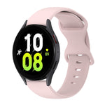 Cinturino in silicone tinta unita con fibbia a farfalla da 20 mm, For Samsung Galaxy Watch 5 40mm, For Samsung Galaxy Watch 5 44mm
