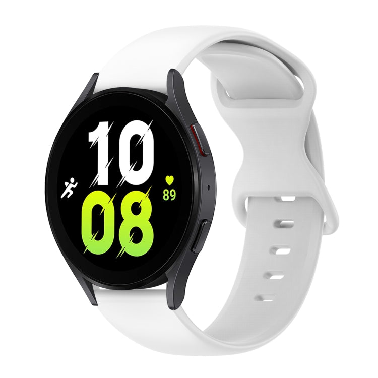 Cinturino in silicone tinta unita con fibbia a farfalla da 20 mm, For Samsung Galaxy Watch 5 40mm, For Samsung Galaxy Watch 5 44mm