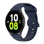 Cinturino in silicone tinta unita con fibbia a farfalla da 20 mm, For Samsung Galaxy Watch 5 40mm, For Samsung Galaxy Watch 5 44mm