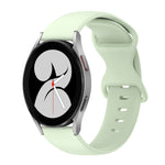 Cinturino in silicone tinta unita con fibbia a farfalla da 20 mm, For Samsung Galaxy Watch 5 Pro 45mm, For Samsung Galaxy Watch 4 40mm