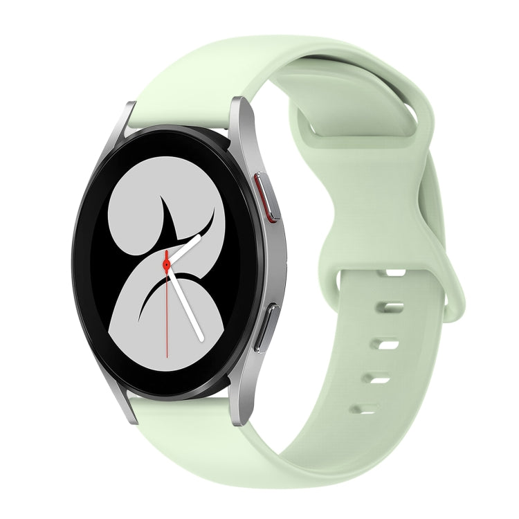 Cinturino in silicone tinta unita con fibbia a farfalla da 20 mm, For Samsung Galaxy Watch 5 Pro 45mm, For Samsung Galaxy Watch 4 40mm