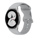 Cinturino in silicone tinta unita con fibbia a farfalla da 20 mm, For Samsung Galaxy Watch 5 Pro 45mm, For Samsung Galaxy Watch 4 40mm