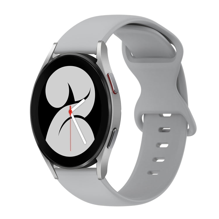 Cinturino in silicone tinta unita con fibbia a farfalla da 20 mm, For Samsung Galaxy Watch 5 Pro 45mm, For Samsung Galaxy Watch 4 40mm