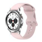 Cinturino in silicone tinta unita con fibbia a farfalla da 20 mm, For Samsung Galaxy Watch 4 Classic 42mm, For Samsung Galaxy Watch Active 2