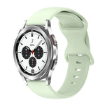 Cinturino in silicone tinta unita con fibbia a farfalla da 20 mm, For Samsung Galaxy Watch 4 Classic 42mm, For Samsung Galaxy Watch Active 2