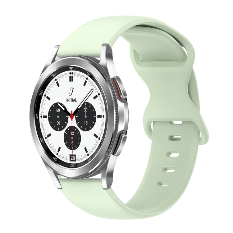 Cinturino in silicone tinta unita con fibbia a farfalla da 20 mm, For Samsung Galaxy Watch 4 Classic 42mm, For Samsung Galaxy Watch Active 2