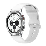 Cinturino in silicone tinta unita con fibbia a farfalla da 20 mm, For Samsung Galaxy Watch 4 Classic 42mm, For Samsung Galaxy Watch Active 2