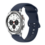 Cinturino in silicone tinta unita con fibbia a farfalla da 20 mm, For Samsung Galaxy Watch 4 Classic 42mm, For Samsung Galaxy Watch Active 2