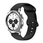 Cinturino in silicone tinta unita con fibbia a farfalla da 20 mm, For Samsung Galaxy Watch 4 Classic 42mm, For Samsung Galaxy Watch Active 2