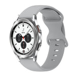 Cinturino in silicone tinta unita con fibbia a farfalla da 20 mm, For Samsung Galaxy Watch 4 Classic 42mm, For Samsung Galaxy Watch Active 2