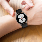 Cinturino in silicone tinta unita con fibbia a farfalla da 20 mm, For Samsung Galaxy Watch 4 Classic 42mm, For Samsung Galaxy Watch Active 2