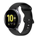 Cinturino in silicone tinta unita con fibbia a farfalla da 20 mm, For Samsung Galaxy Watch 4 Classic 42mm, For Samsung Galaxy Watch Active 2