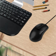 Mouse da gioco per notebook desktop da ufficio ottico cablato a 3 pulsanti PS2
