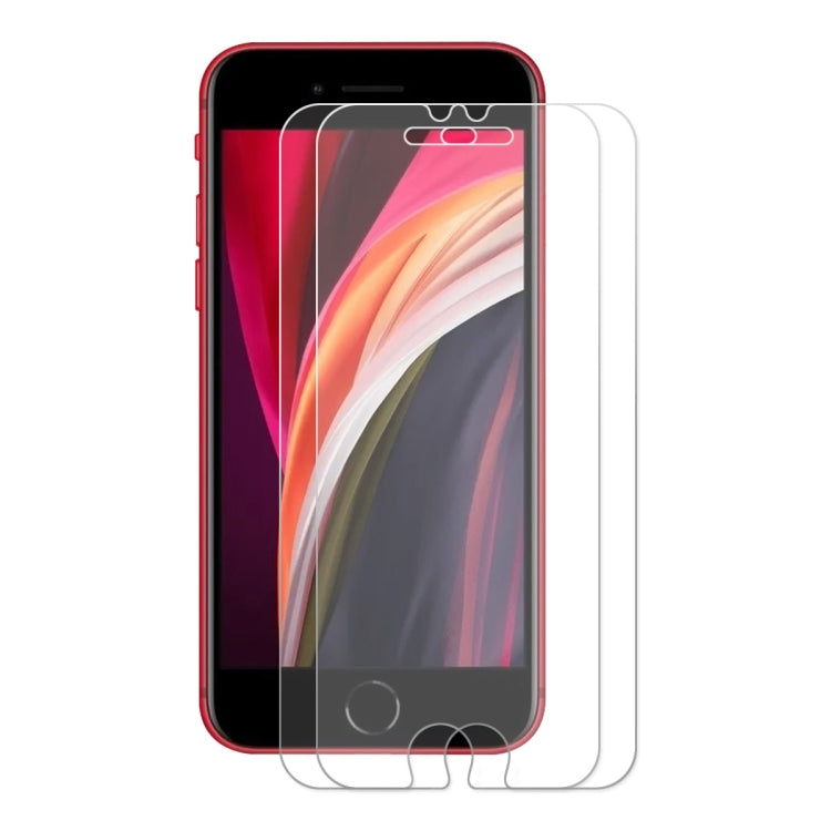 ENKAY Pellicola in vetro temperato addensato 0,26 mm 9H 2,5D per iPhone SE 2022/2020, 1 PCS, 2 PCS, 5 PCS, 10 PCS