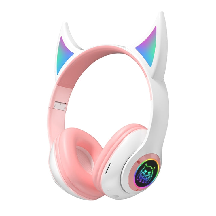 STN25 Cuffie Devil Ear per bambini con microfono Cuffie wireless Musica leggera incandescente Regali di Natale con scatola