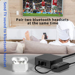 Il trasmettitore audio Bluetooth 5.2 a bassa latenza T9 supporta la serie completa APTX coassiale in fibra ottica, With USB Cable, No Cable