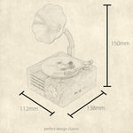 Altoparlante Bluetooth retrò in vinile T15