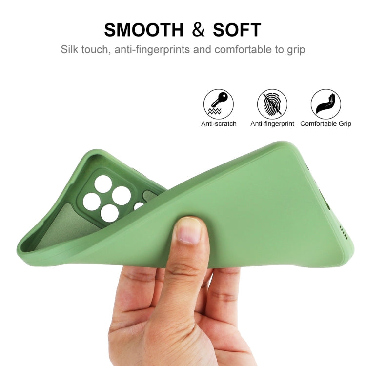Custodia per telefono antiurto in silicone liquido ENKAY, For Samsung Galaxy A22 4G, For Samsung Galaxy M53 5G