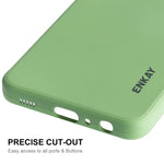 Custodia per telefono antiurto in silicone liquido ENKAY, For Samsung Galaxy A22 4G, For Samsung Galaxy M53 5G