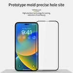 Pellicola in vetro temperato a schermo intero MOFI 9H 2.5D, For iPhone 14, For iPhone 14 Plus, For iPhone 14 Pro, For iPhone 14 Pro Max