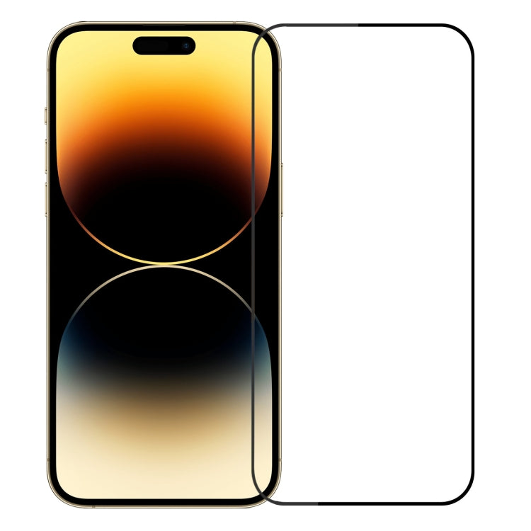 Pellicola in vetro temperato a schermo intero MOFI 9H 2.5D, For iPhone 14, For iPhone 14 Plus, For iPhone 14 Pro, For iPhone 14 Pro Max