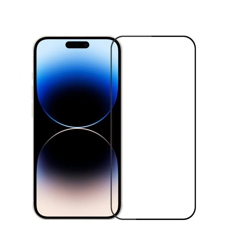 Pellicola in vetro temperato a schermo intero PINWUYO 9H 2.5D, For iPhone 14, For iPhone 14 Pro, For iPhone 14 Plus, For iPhone 14 Pro Max