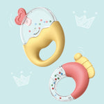 MoFun 2029A Set 6 pezzi con sonaglio e massaggiagengive 2 in 1 con scatola balena, 2029A