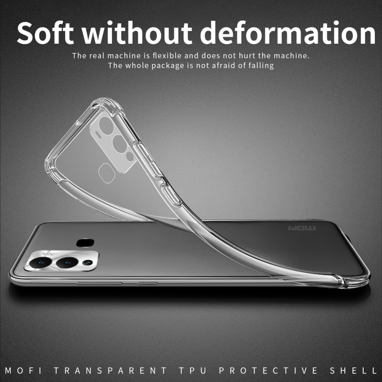 Custodia per telefono in TPU ultrasottile serie MOFI Ming, For Infinix Hot 10 Lite / Smart 5/ X657, For Infinix Hot 10 Play, For Infinix Hot 12, For Infinix Hot 12i, For Infinix Hot 12 Play, For Infinix Note 12 / G96, For Tecno Spark GO 2022