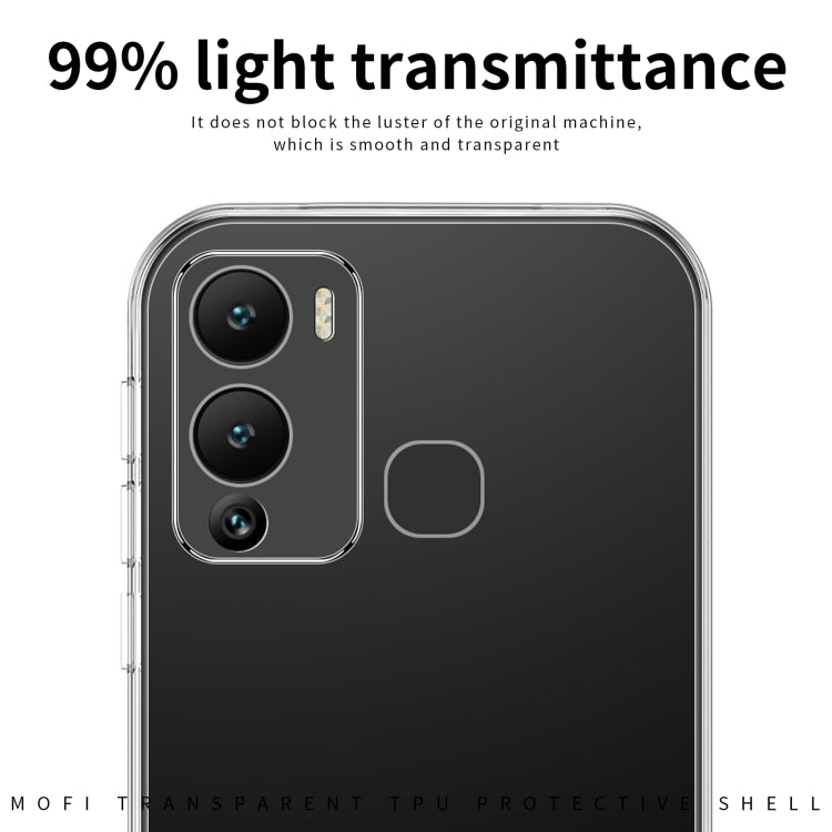 Custodia per telefono in TPU ultrasottile serie MOFI Ming, For Infinix Hot 10 Lite / Smart 5/ X657, For Infinix Hot 10 Play, For Infinix Hot 12, For Infinix Hot 12i, For Infinix Hot 12 Play, For Infinix Note 12 / G96, For Tecno Spark GO 2022