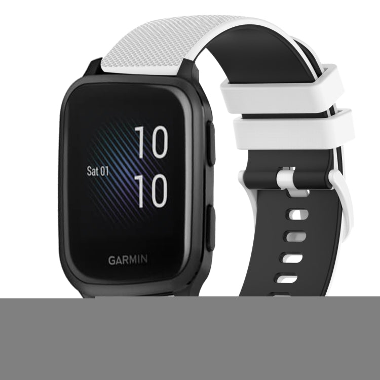 Cinturino in silicone bicolore 20 mm per Garmin Venu SQ