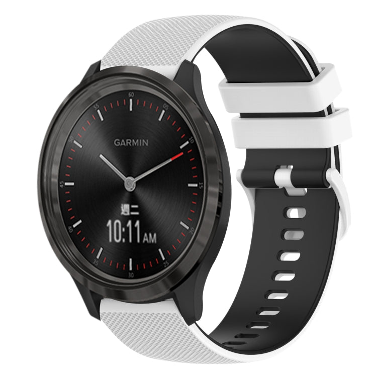 Cinturino in silicone bicolore 20 mm per Garmin VivoMove