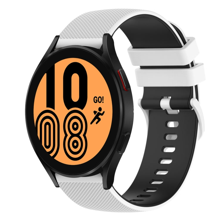 Cinturino in silicone bicolore 20 mm per Samsung Galaxy Watch4