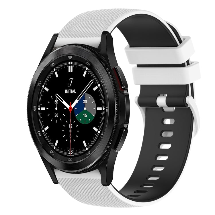 Cinturino in silicone bicolore 20 mm per Galaxy Watch4 Classic